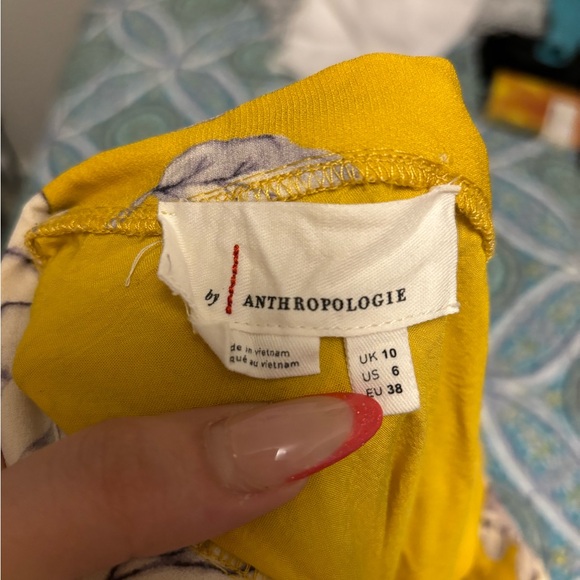 Anthropologie Women’s Long Tiered Floral Skirt - Picture 3 of 5